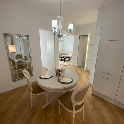 Rental of a bright 2-room apartment, 60 m², Pipera area, Bucharest, Romania